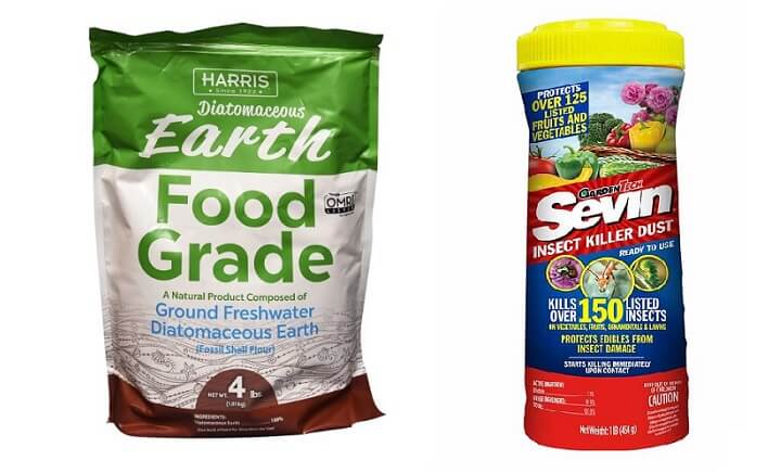 Sevin Dust vs Diatomaceous Earth