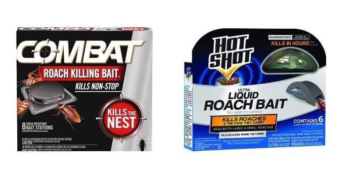 Hot Shot Vs Combat Roach Bait